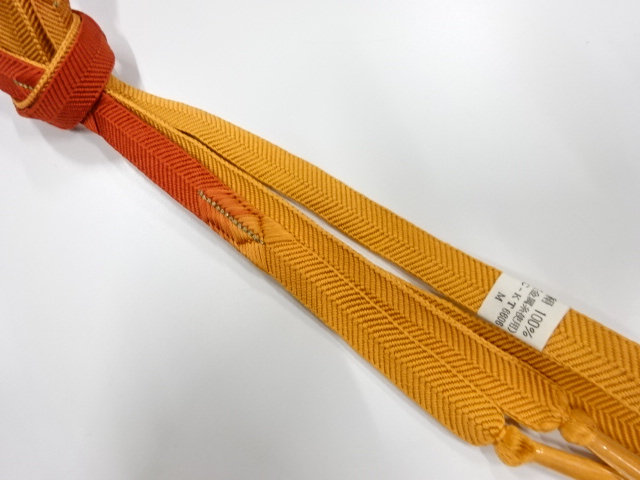 未使用品　正絹　手組帯締め